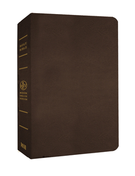 Imitation Leather Giant Print Bible-Mev [Large Print] Book