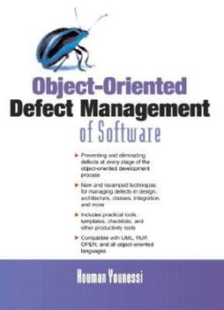 Hardcover Object Oriented Defect Management of Software Book