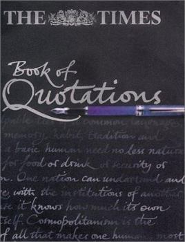 Hardcover The Times Book of Quotations Book