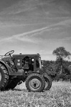 Paperback Tractor Notebook Book