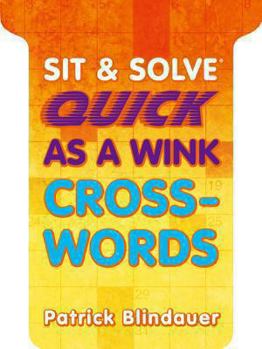 Paperback Quick as a Wink Crosswords Book