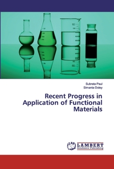 Paperback Recent Progress in Application of Functional Materials Book