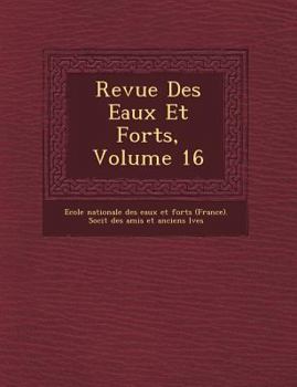 Paperback Revue Des Eaux Et for Ts, Volume 16 [French] Book