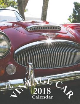 Paperback Vintage Car 2018 Calendar Book