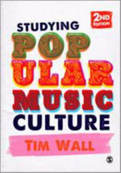 Hardcover Studying Popular Music Culture Book