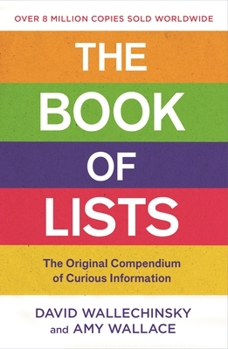 Paperback The Book of Lists: The Original Compendium of Curious Information Book