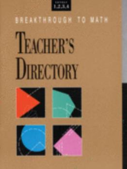 Paperback Breakthrough to Math: Levels 1, 2, 3, and 4 (Teachers Directory) Book