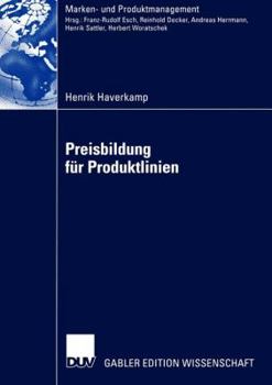 Paperback Preisbildung Für Produktlinien [German] Book
