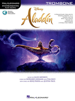 Paperback Aladdin: Instrumental Play-Along Series for Trombone Book