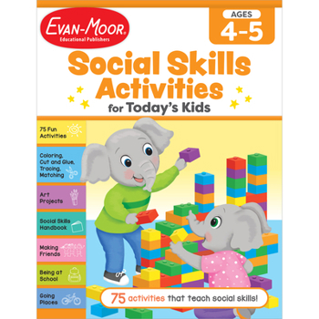 Paperback Social Skills Activities for Today's Kids, Ages 4-5 Book