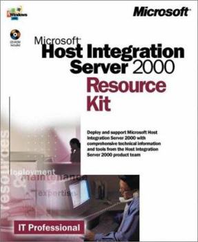 Paperback Microsoft Host Integration Server 2000 Resource Kit Book