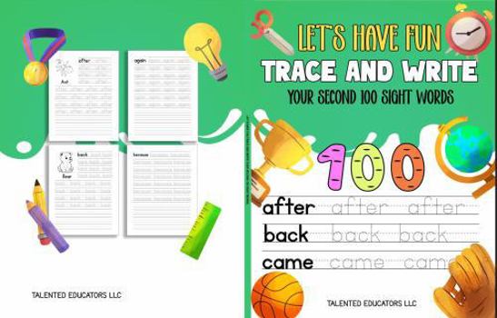 Paperback Let's Have Fun!: Trace and Write Your Second 100 Sight Words Book