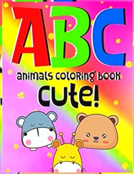 Paperback animals abc coloring book CUTE Book