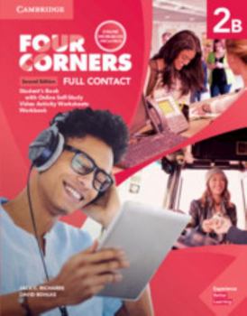 Paperback Four Corners Level 2b Super Value Pack (Full Contact with Self-Study and Online Workbook) Book