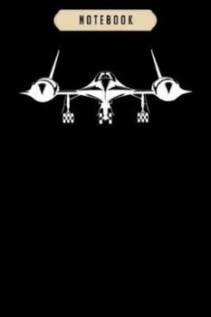 Notebook: Warbird lockheedsr 71 blackbird aircraft pilot airplane  Notebook|6x9(100 pages)Blank Lined Paperback Journal For Student, kids, women, girls, boys, men, birthday gifts|Pilot gifts notebook