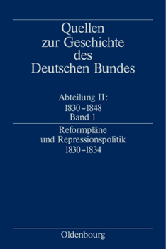 Hardcover Reformpläne Und Repressionspolitik 1830-1834 [German] Book