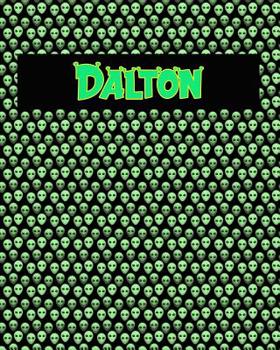 Paperback 120 Page Handwriting Practice Book with Green Alien Cover Dalton: Primary Grades Handwriting Book