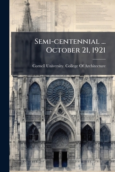 Paperback Semi-centennial ... October 21, 1921 Book