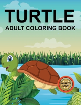 Paperback Turtle Adult Coloring Book