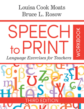 Paperback Speech to Print Workbook: Language Exercises for Teachers Book