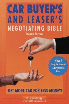 Paperback Car Buyer's and Leaser's Negotiating Bible Book