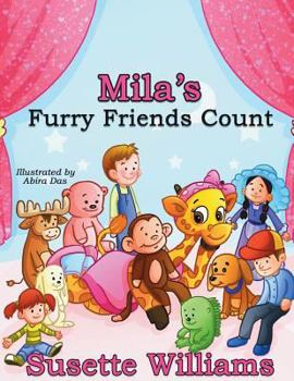 Paperback Mila's Furry Friends Count Book