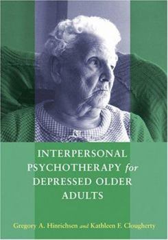 Hardcover Interpersonal Psychotherapy for Depressed Older Adults Book