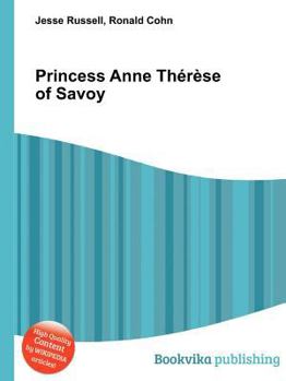 Paperback Princess Anne Therese of Savoy Book
