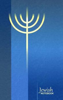 Paperback Jewish Notebook: Golden Temple Menorah ( journal / cuaderno / portable / gift ) (Religious & Spiritual) Book