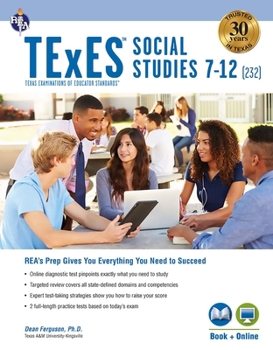 Paperback TExES Social Studies 7-12 (232) Study Guide 2025-2026 Book