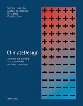 Hardcover Climatedesign: Solutions for Buildings That Can Do More with Less Technology Book