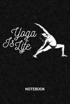 Paperback Yoga Is Life: Yoga Instructor NOTEBOOK Grid-lined 6x9 - Yoga Journal A5 Gridded - Yoga Instructor Planner Yoga Mantra 120 Pages SQUA Book