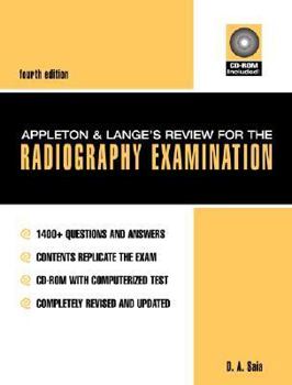 Paperback Appleton & Lange's Review for the Radiography Examination (Book ) [With CDROM] Book