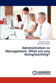 Paperback Administration or Management. What are you doing/teaching? Book