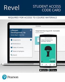 Printed Access Code Revel for Lifespan Development -- Access Card Book