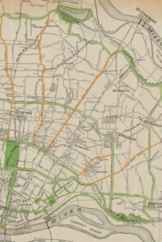 Map of St. Louis City and County : A Poetose Notebook / Journal / Diary (50 Pages/25 Sheets)