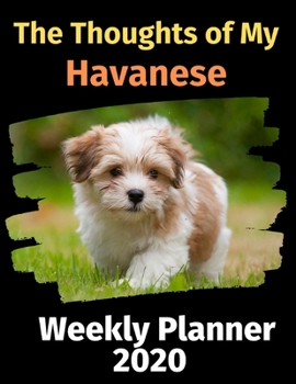 Paperback The Thoughts of My Havanese: Weekly Planner 2020 Book