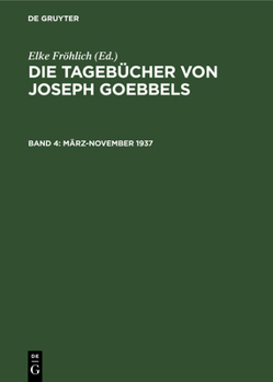 Hardcover März-November 1937 [German] Book