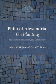 Paperback Philo of Alexandria, On Planting Book