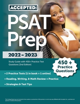 Paperback PSAT Prep 2022-2023: Study Guide with 450+ Practice Test Questions [2nd Edition] Book