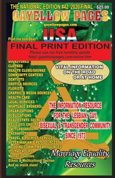 Paperback Gayellow Pages #42 2020-2021 Book