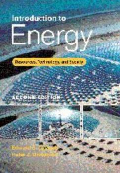 Paperback Introduction to Energy: Resources, Technology, and Society Book