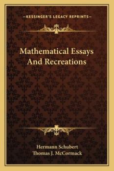 Paperback Mathematical Essays And Recreations Book