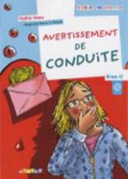 Paperback Avertissement de conduite- niveau A2 - Livre + CD [French] Book