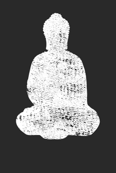 Paperback Gift Notebook: Buddha 6x9 Dot Grid 120 Pages Book