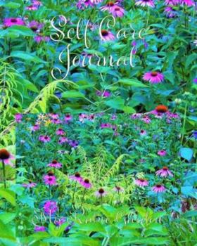 Paperback Self Care Journal: Purple Coneflower Garden with Chartreuse Foliage Book