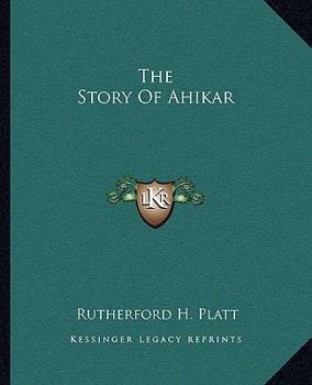 Paperback The Story Of Ahikar Book