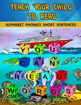 Paperback Teach Your Child To Read - Alphabet Phonics Short Sentences Book