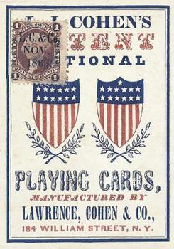 Cards 1863 Patent National Poker Deck Book