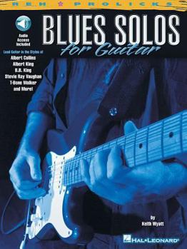 Paperback Blues Solos for Guitar Book/Online Audio [With CD] Book